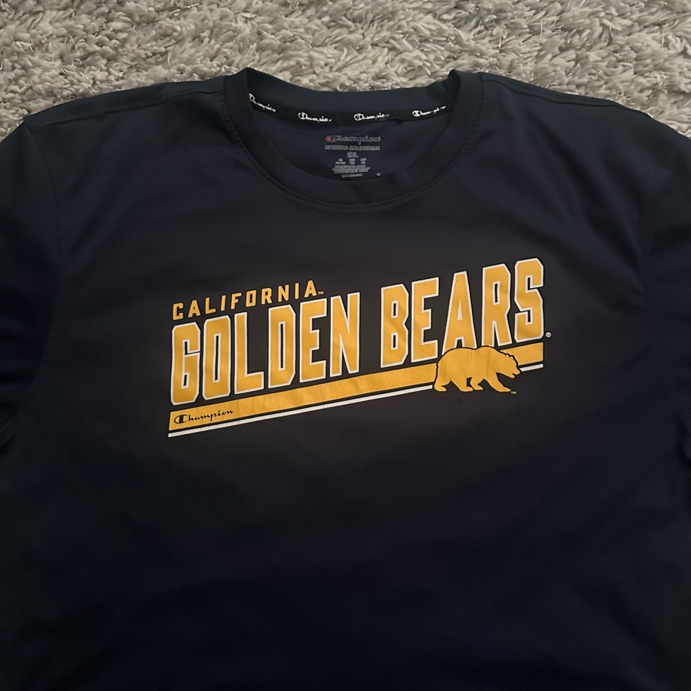 Champion Blue and Gold Long Sleeve Tee
